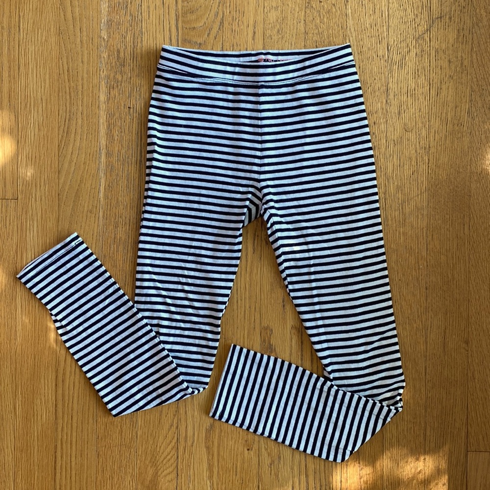 CrewCut everyday leggings black and white strip